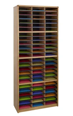 72 Compartment Literature Organizer