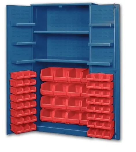 Bin Cabinets With Door and Cabinet Shelves