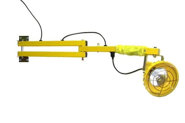 Loading Dock Light with Flexible Arm