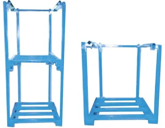 One Piece Portable Stacking Rack