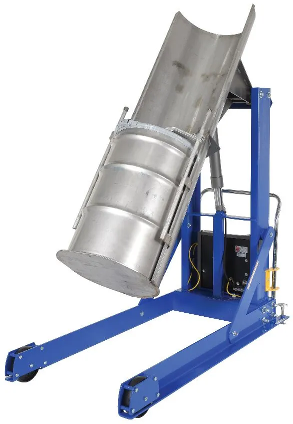 Stainless steel drum dumpers