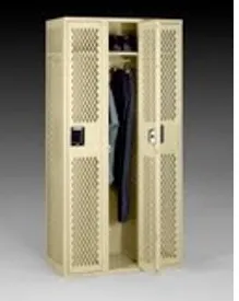 Assembled Single Tier Ventilated Steel Locker Without Legs